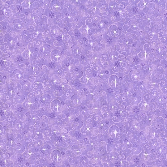 Purple Circles Fabric